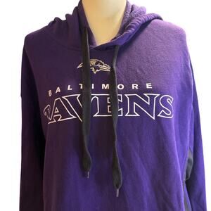 NFL Team Apparel Baltimore Ravens Purple Hoodie, Unisex, Size 2XL